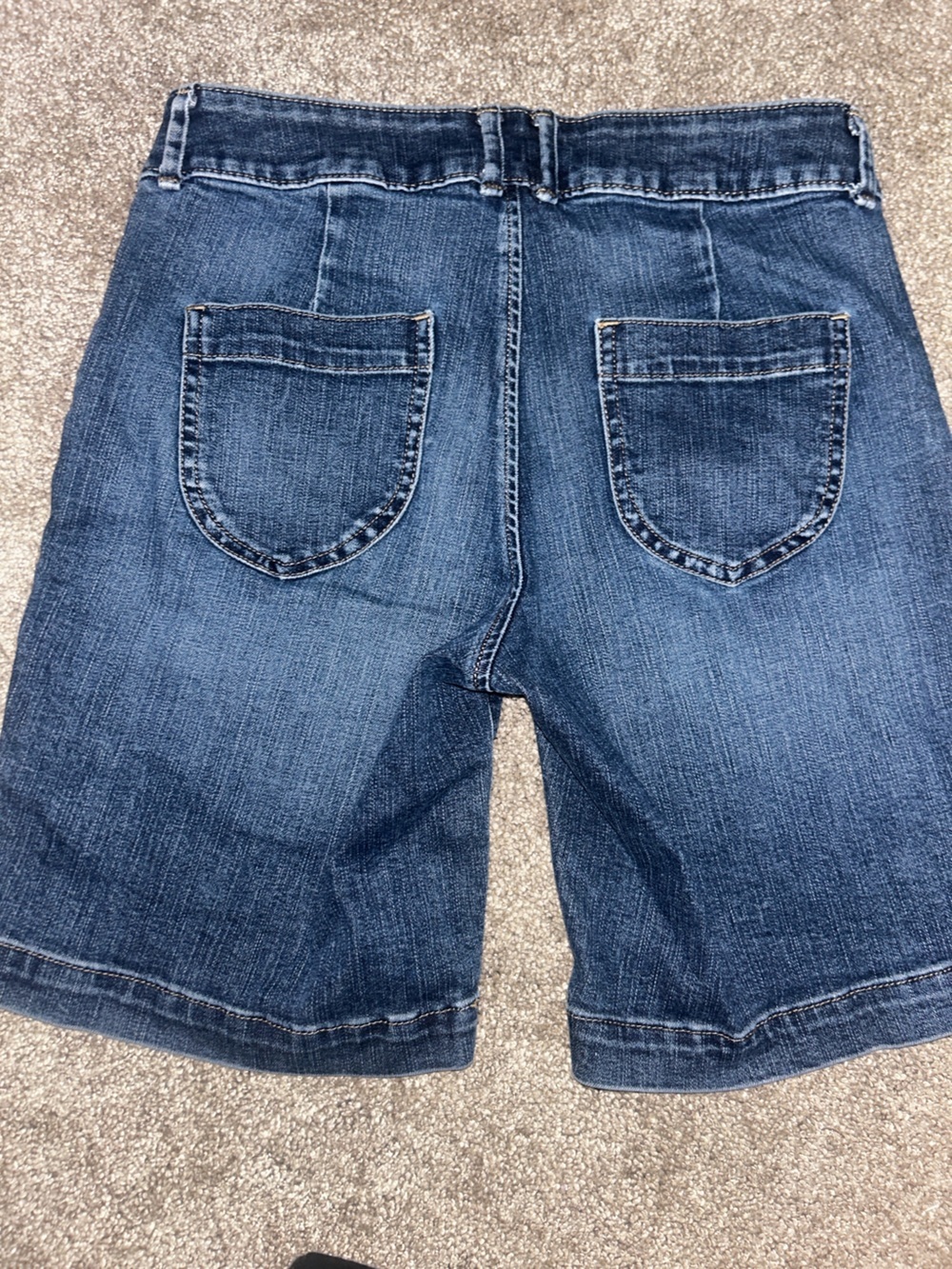 Lee Women's Dark Blue Denim Shorts - Picture 2 of 4